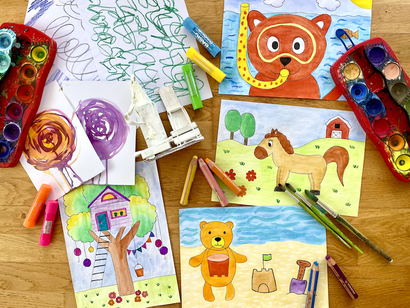 Malzauber Online Malvideos Kinder - Motive Juni 2024