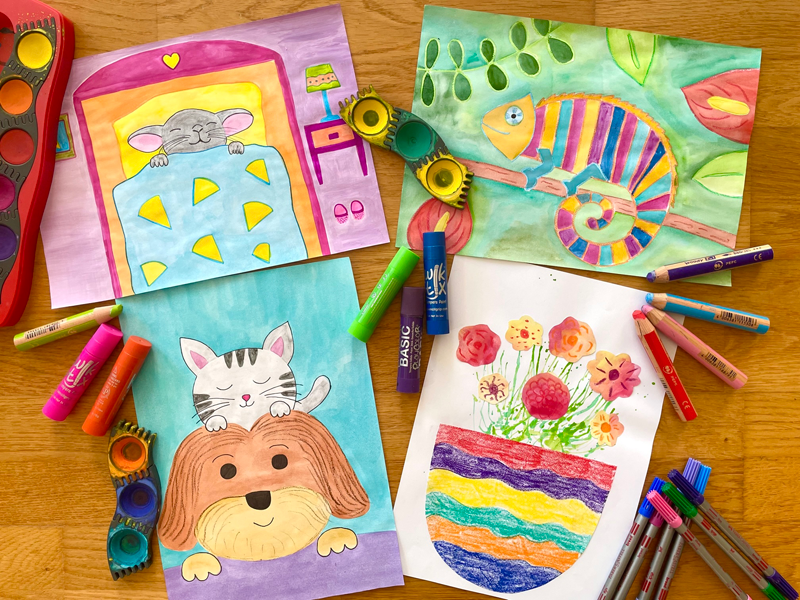 Malzauber Online Malvideos Kinder - Motive Mai 2026